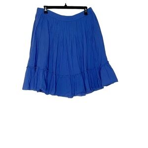 𝅺GAP cobalt blue pleated A line skirt. Size M